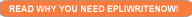Read why you need EPLIwriteNow!